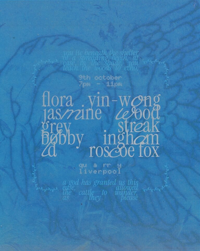 Flora Yin-Wong + Jasmine Wood + Grey Streak + Bobby Ingham + LD b2b Roscoe Fox
