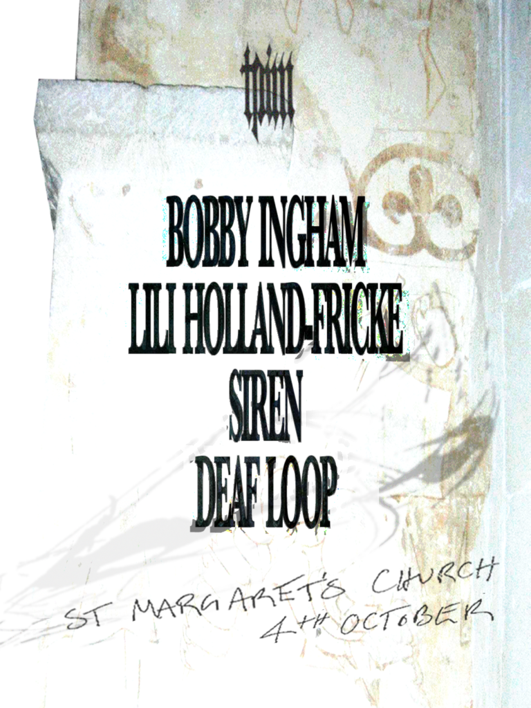 The Point is Matter presents; Bobby Ingham, Lili Holland-Fricke, Siren & Deaf Loop (DJ)